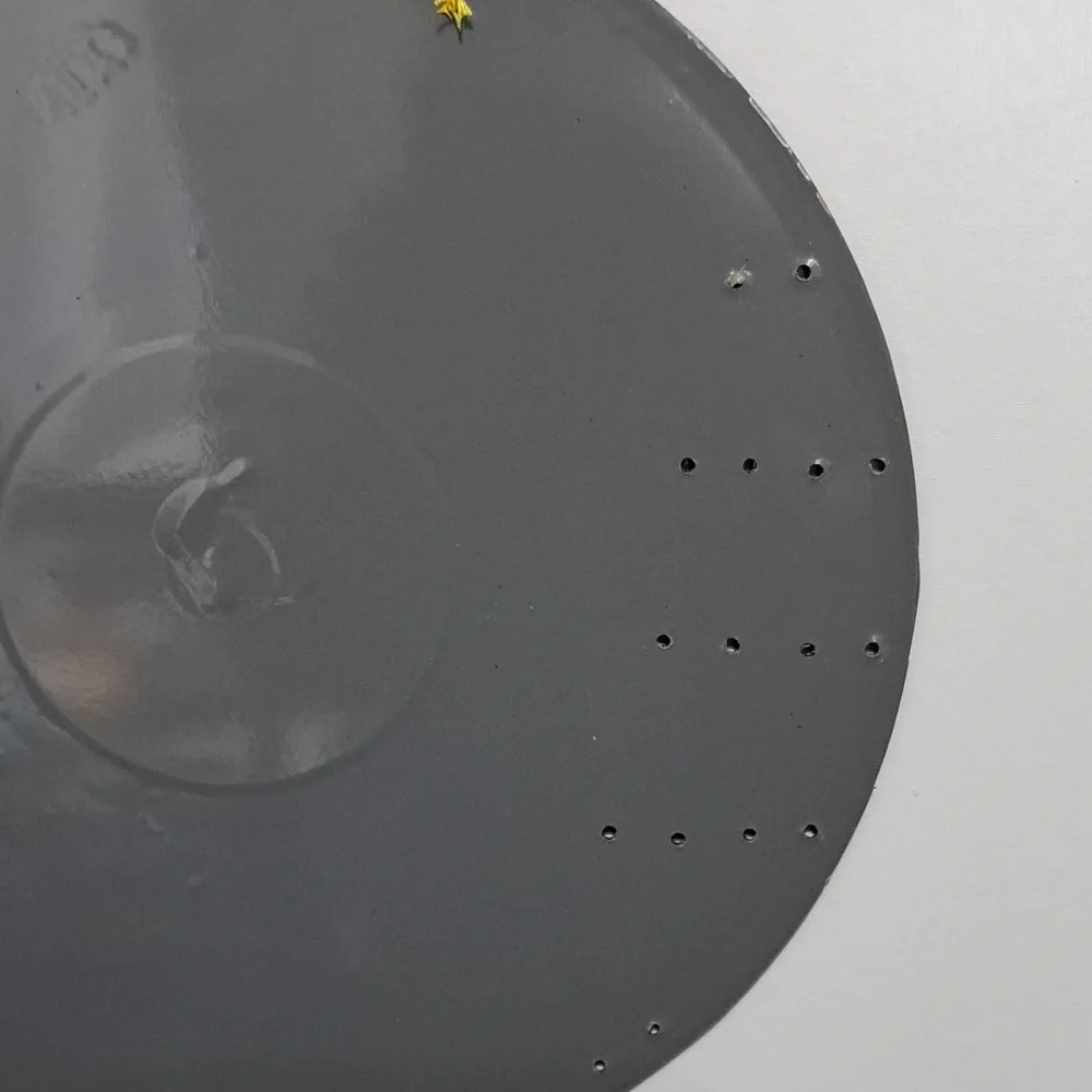 Hand Crafted Jewelry Display Upcycled Vinyl Record Wall Art Peacock Feather - Picture 10 of 17